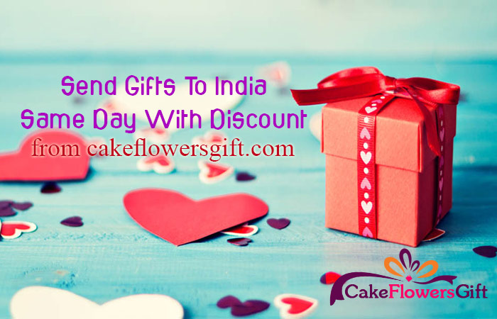 Send Gifts to India Same Day with Discount from cakeflowersgift.com