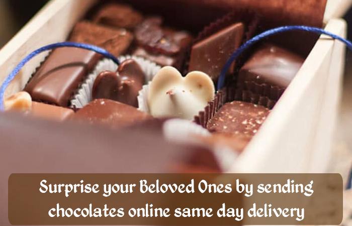 Surprise your Beloved Ones by sending chocolates online same day delivery