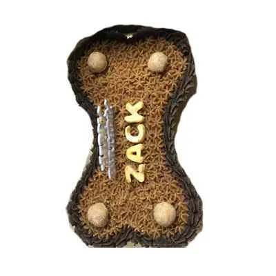 Bone Shape Cake Chocolate