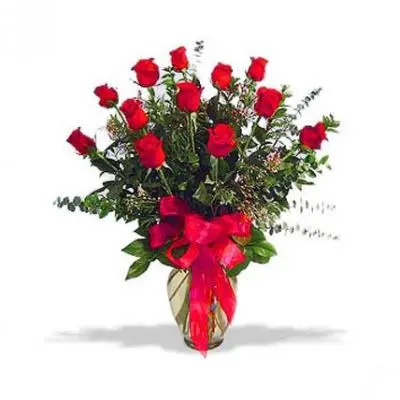 Red Roses Vase Red Roses Vase