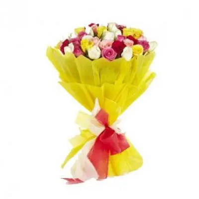 40 Mixed Roses Bouquet