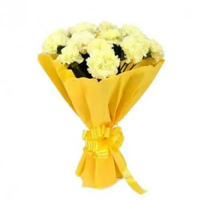 Yellow Carnation Bouquet