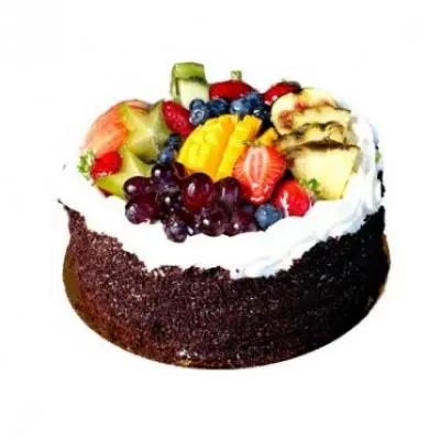 Fresh Fruit Black Forest Cake