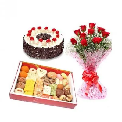 Sweets, Cake With Roses