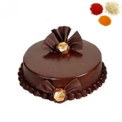 Chocolate Truffle Cake With Rolli Tikka