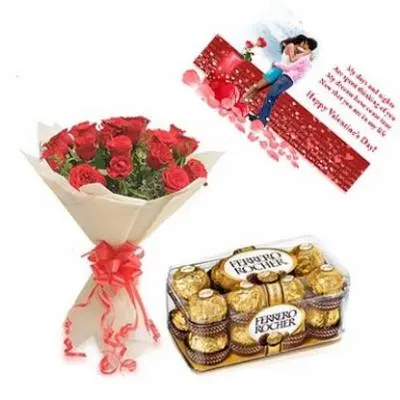 Valentine Roses and Chocolates