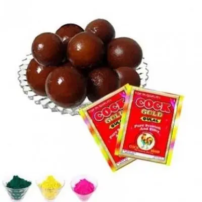 Holi Gulaal With Gulab Jamun