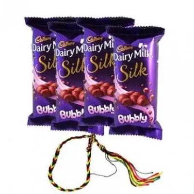 Friendship Band With Dairy Milk Bubbly Friendship Band With Dairy Milk Bubbly