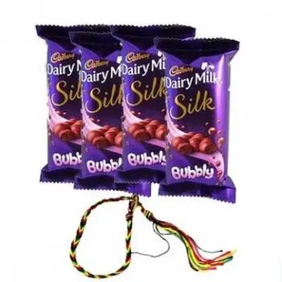 Friendship Band With Dairy Milk Bubbly