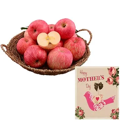 Apple Basket With Mothers Day Card