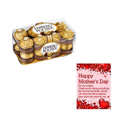 Ferrero Rocher With Mothers Day Card Ferrero Rocher With Mothers Day Card