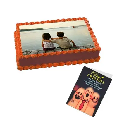 Best Friend Photo Cake