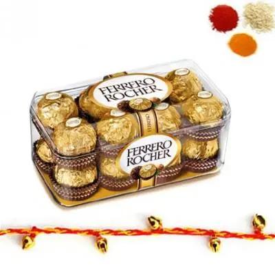 Ferrero Rocher with Ghungroo Rakhi