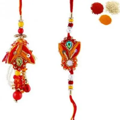 Handcrafted Bhaiya Bhabhi Rakhi