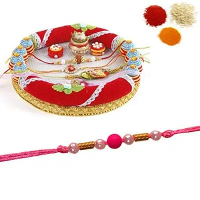 Rakhi Thali with 1 Free Rakhi