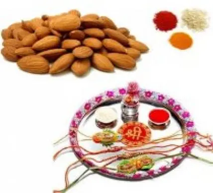 Rakhi Thali with Almonds