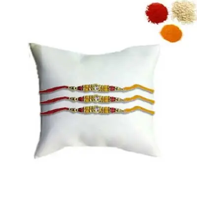 Fancy Rakhi Set - 3 Rakhi