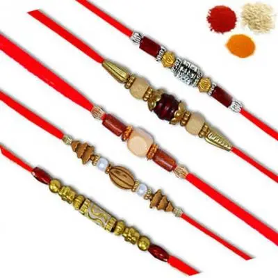 Set of 5 Rakhi Set