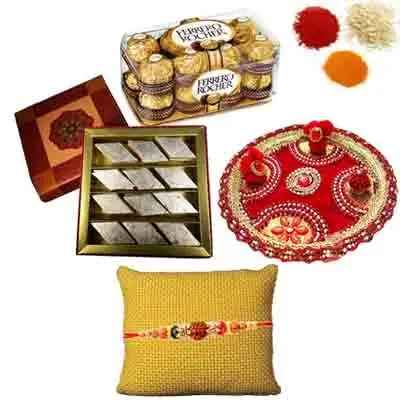 Rakhi Thali Sweets and Chocolates