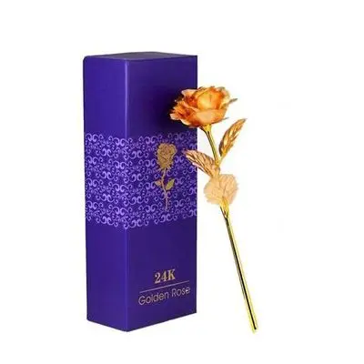 24K Golden Rose with Box