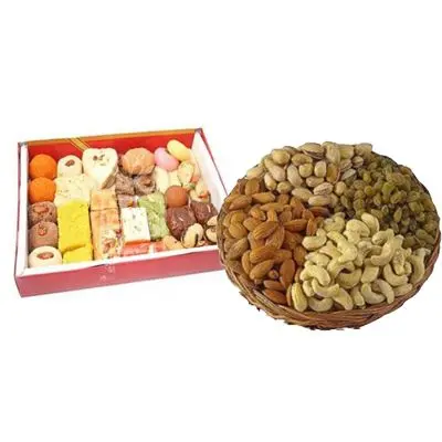 Mixed Dry Fruits & Mixed Sweets