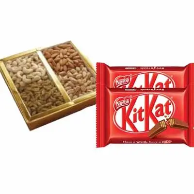 Mixed Dry Fruits with Kitkat Chocolate