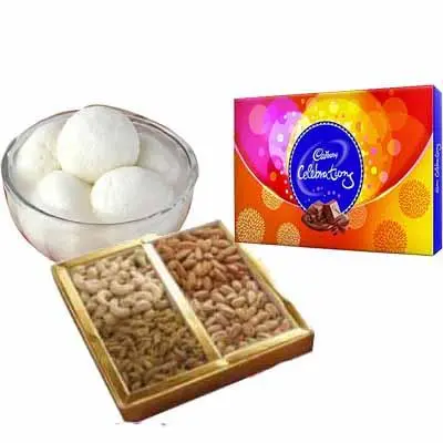 Rasgulla with Celebration & Dry fruits