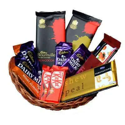 Basket Of Indian Chocolates