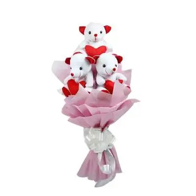 3 Teddy Bouquet