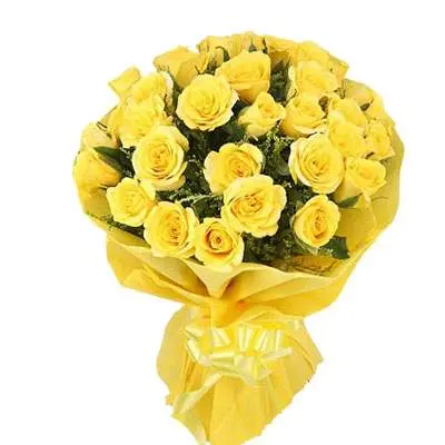 30 Yellow Roses Bouquet