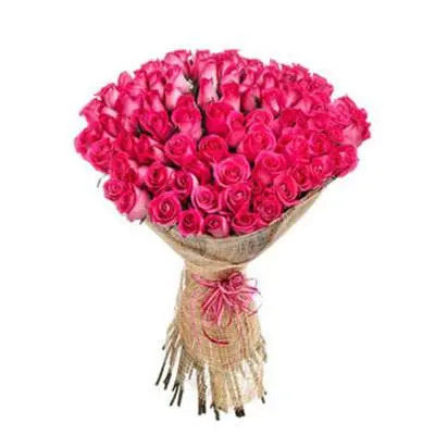 50 Pink Roses Bouquet