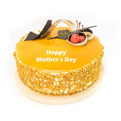 Mothers Day Butterscotch Cream Cake