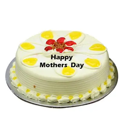 Mothers Day Pineapple Cream Cake