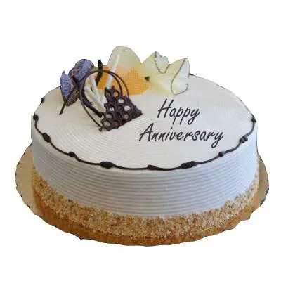 Happy Anniversary Cream Cake