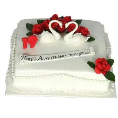 Happy Anniversary Pineapple Cake