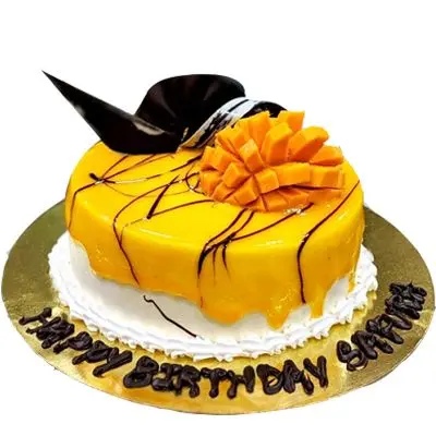 Happy Birthday Mango Cake