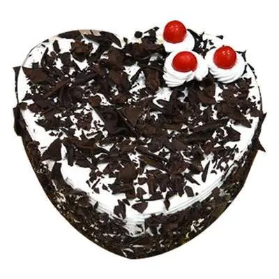 Beloved Heart Shape Black Forest Cake