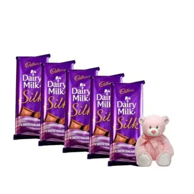 Cadbury Dairy Milk Silk with Teddy