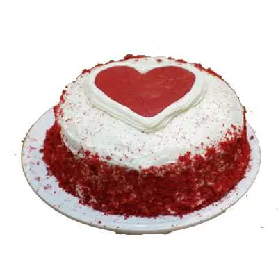Red Velvet Cake with Heart