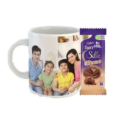 Photo Mug with Cadbury Dairy Milk Silk Mousse