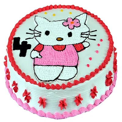 Cat Design Cake