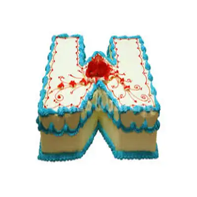 Letter W Cake