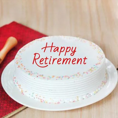 Happy Retirement Cake