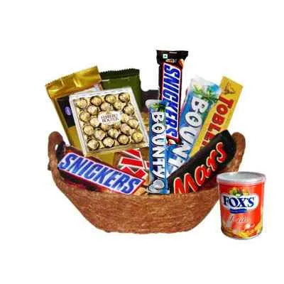 Imported Chocolates Basket