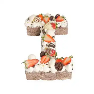 Letter I Cake