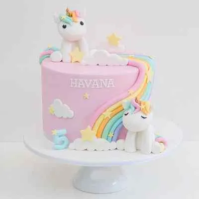 Unicorn Rainbow Cake