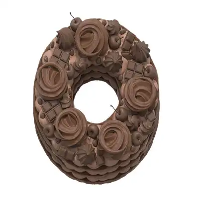 Letter O Cake