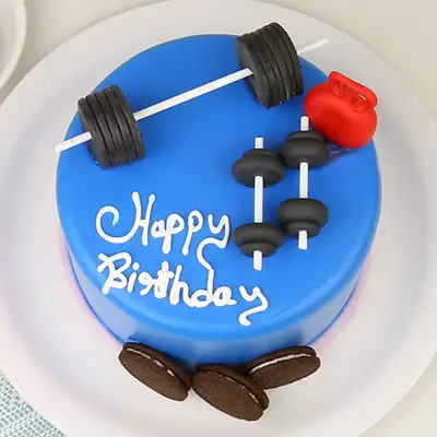 Fitness Theme Cake