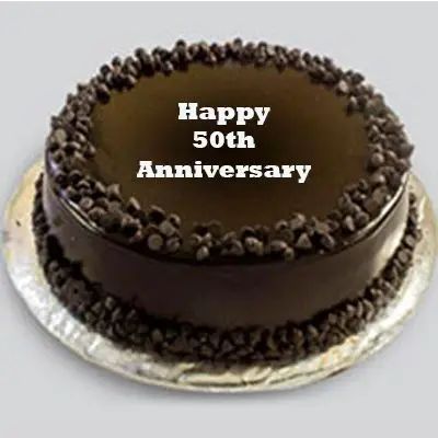 Choco Chip Anniversary Cake
