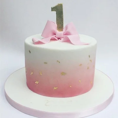 Simple 1st Birthday Cake